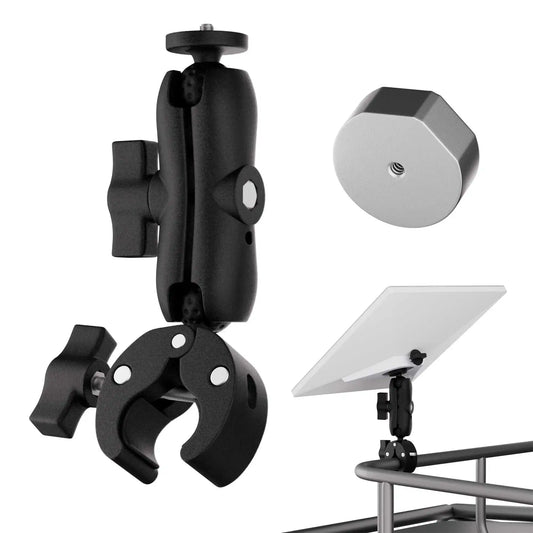Starlink Mini Router pipe adapter and adjustable clamp mount kit for car, RV, ladder, and yacht installation by BACKUPMYFILESNOW.COM®