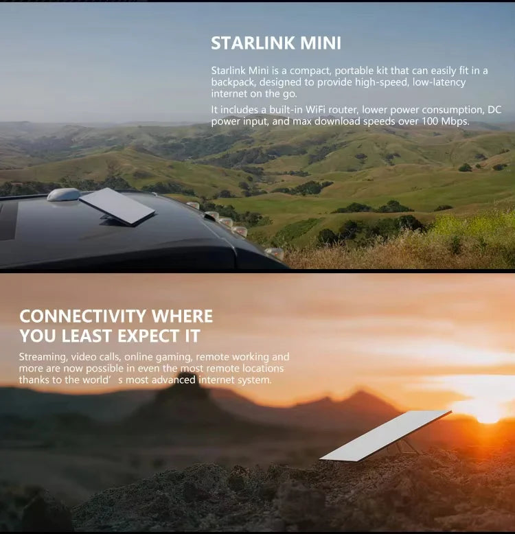 Starlink Standard Satellite Internet Kit V3 with satellite dish, router, and cables from BACKUPMYFILESNOW.COM®.