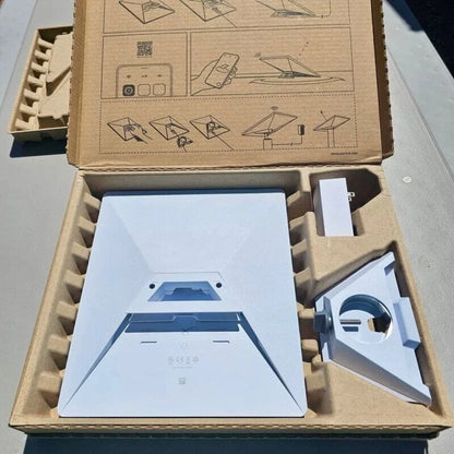 Starlink Standard Satellite Internet Kit V3 and V4 from BACKUPMYFILESNOW.COM, including satellite dish, modem, and cables.