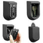 Wall-mounted key safe storage organizer box with combination lock, weatherproof cover for outdoor home use by BackupMyFilesNow.com