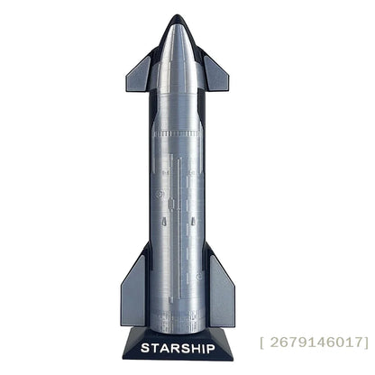 Premium SpaceX Starship model toy, decorative space vehicle for desks, collectibles, and space-themed gifts.