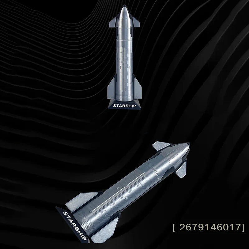 Premium SpaceX Starship model toy by BACKUPMYFILESNOW.COM®, detailed space vehicle desk decoration and collectible for kids and adults.
