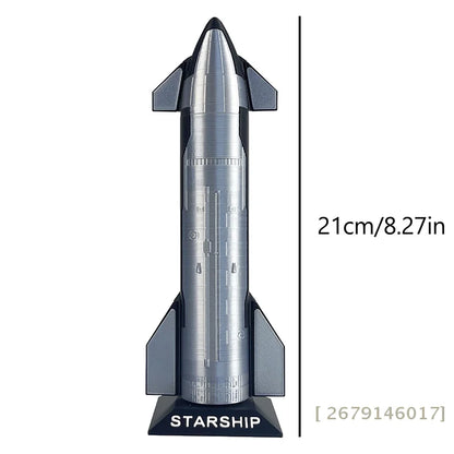Premium Starship Model by BACKUPMYFILESNOW.COM®, detailed space vehicle desk decoration and collectible toy for kids and enthusiasts