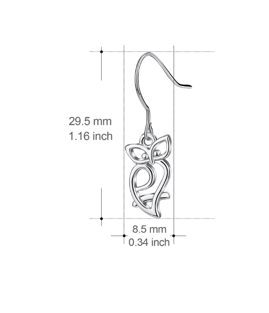 Sterling silver women's stud earrings with a simple, elegant design, featuring the BACKUPMYFILESNOW.COM® brand marking.