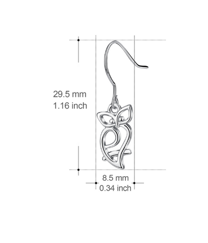 Sterling silver women's stud earrings with a simple, elegant design, featuring the BACKUPMYFILESNOW.COM® brand marking.