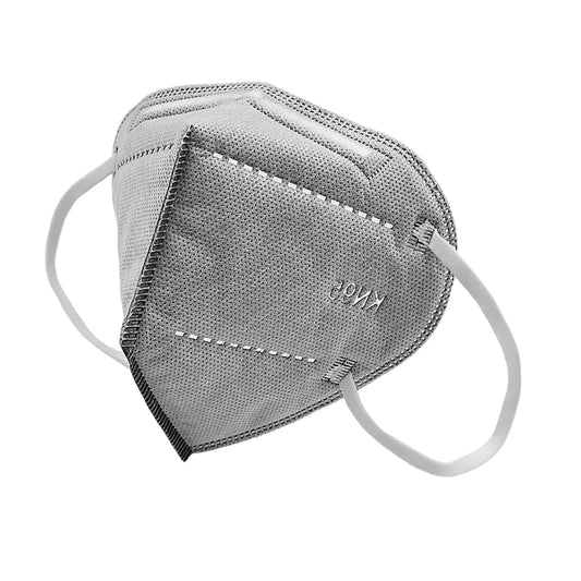 Black disposable plastic respirator face mask, dustproof and protective, with customizable logo for adult use.