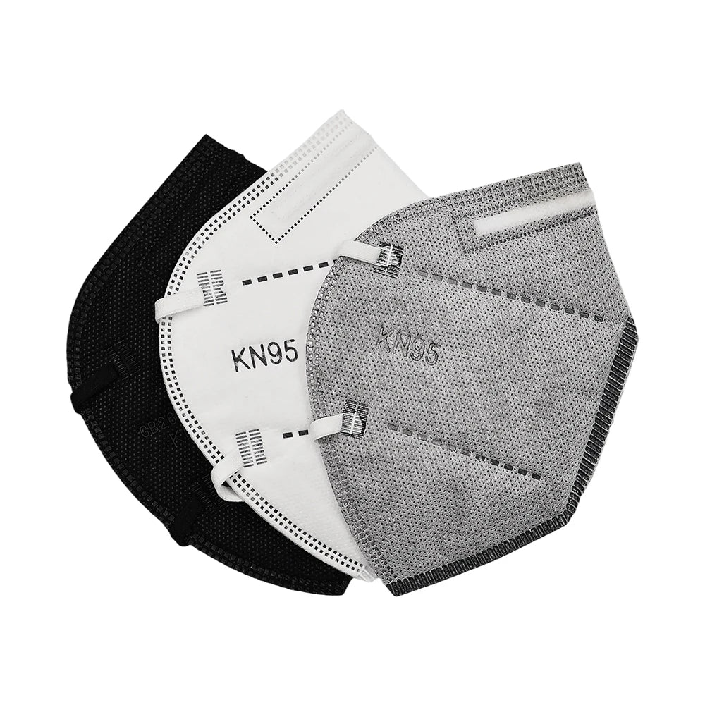20-pack of BackupMyFilesNow.com KN95 disposable masks with 6-layer non-medical design, individually packaged for safety and convenience.