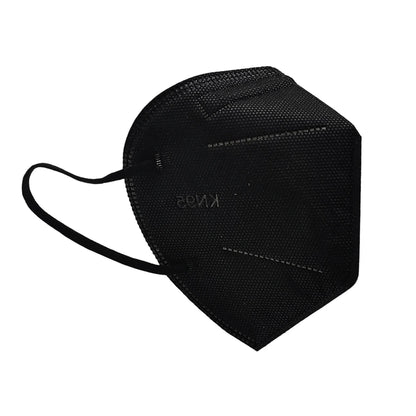6-layer KN95 disposable face mask with foldable design, non-woven material, customizable logo, and 3D fit for respiratory protection