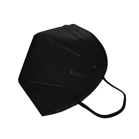 High-quality 6-layer KN95 disposable face masks with logo, non-woven material, comfortable fit, for adult use, 10-pack.