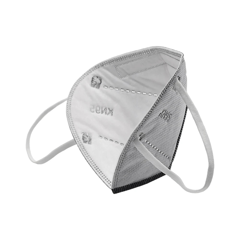 6-layer custom logo KN95 disposable face masks for adults, made of high-quality non-woven material, comfortable nose masks.