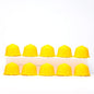 10PCS refillable coffee capsules for Nescafe Dolce Gusto, with reusable filter, spoon, and brush, high-quality and transparent.