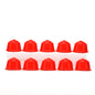 Set of 10 refillable coffee capsules for Nescafe Dolce Gusto, with reusable filters, spoon, and brush for coffee pods.