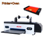 ACHI A3 DTF Printer R1390 for T-shirts, fabric printing, roll DTF transfer film, with oven, ideal for clothing printing.