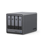 UGREEN NAS DXP4800 4-bay desktop network-attached storage with Intel N100 quad-core, 8GB DDR5 RAM, diskless setup.