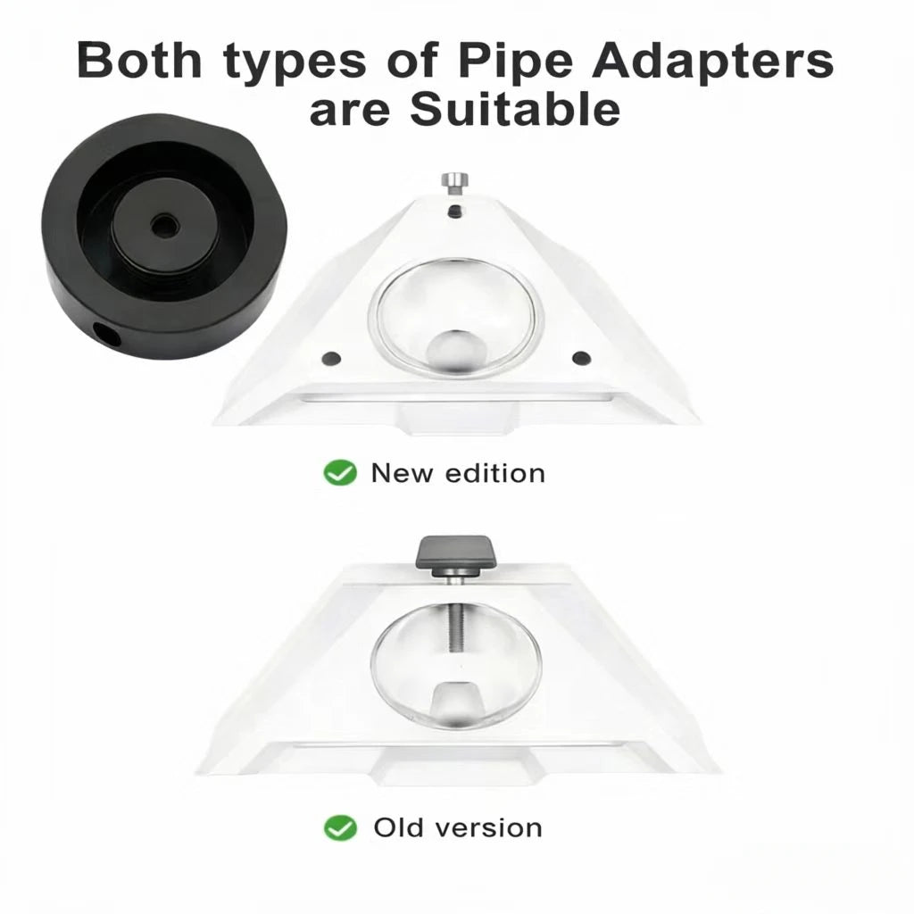 Starlink Mini automotive dashboard installation kit with adhesive suction cup base and adjustable angle for secure mounting.