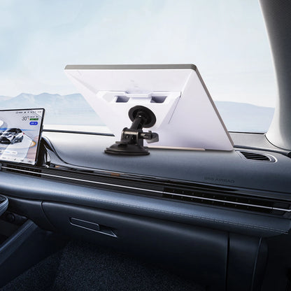 Starlink Mini Car Mount Installation Kit with suction cup base and adjustable angle for secure vehicle setup.