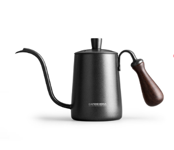 Kona Coffee Drip Pot with Filter from BACKUPMYFILESNOW.COM® for hand-brewed coffee, shown on a countertop.
