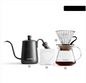 Kona Coffee Drip Pot with Filter from BACKUPMYFILESNOW.COM®, hand-brewed coffee maker with stainless steel and glass components