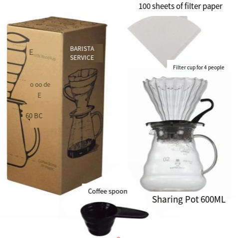Kona Coffee Drip Pot with Filter by BACKUPMYFILESNOW.COM® for hand-brewed coffee, shown with the drip coffee maker and filter.