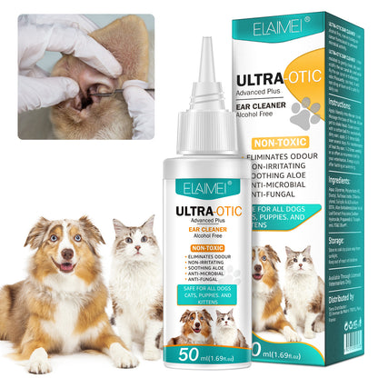 Pet Ear Cleaner 50ml by BackupMyFilesNow.com, liquid solution for safe and effective pet ear cleaning.