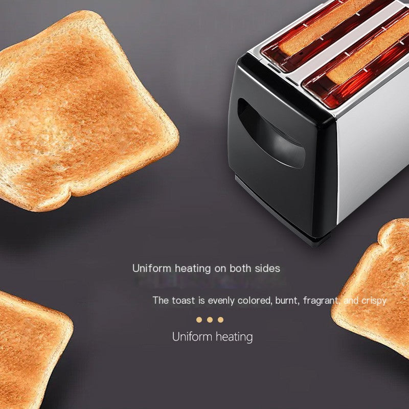 US standard toaster and automatic breakfast sandwich maker from BackupMyFilesNow.com, with white finish and compact design.