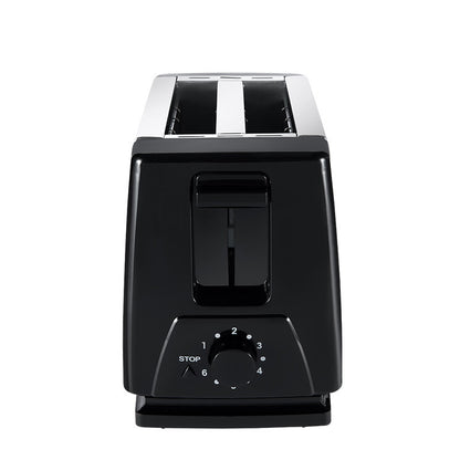 White US standard toaster and breakfast sandwich maker by BackupMyFilesNow.com with automatic operation and compact design.