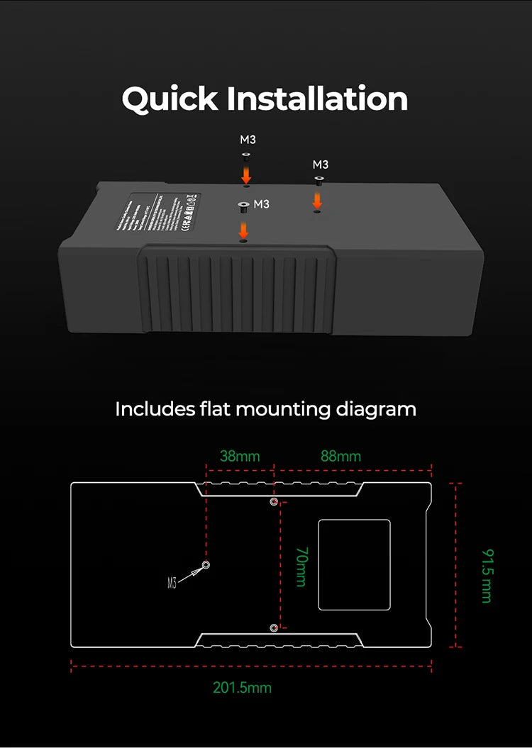Creality 400W PTC chamber heater kit with dual fans for 3D printers K1, K1 Max, K1C, filament drying, 40-70°C, EU plug