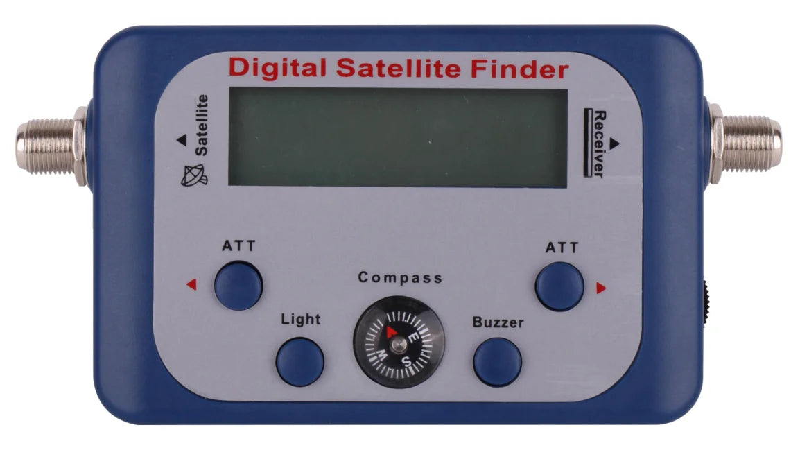 Factory wholesale BACKUPMYFILESNOW.COM® SF95-DR satellite finder receiver with white casing, designed for accurate satellite dish alignment.