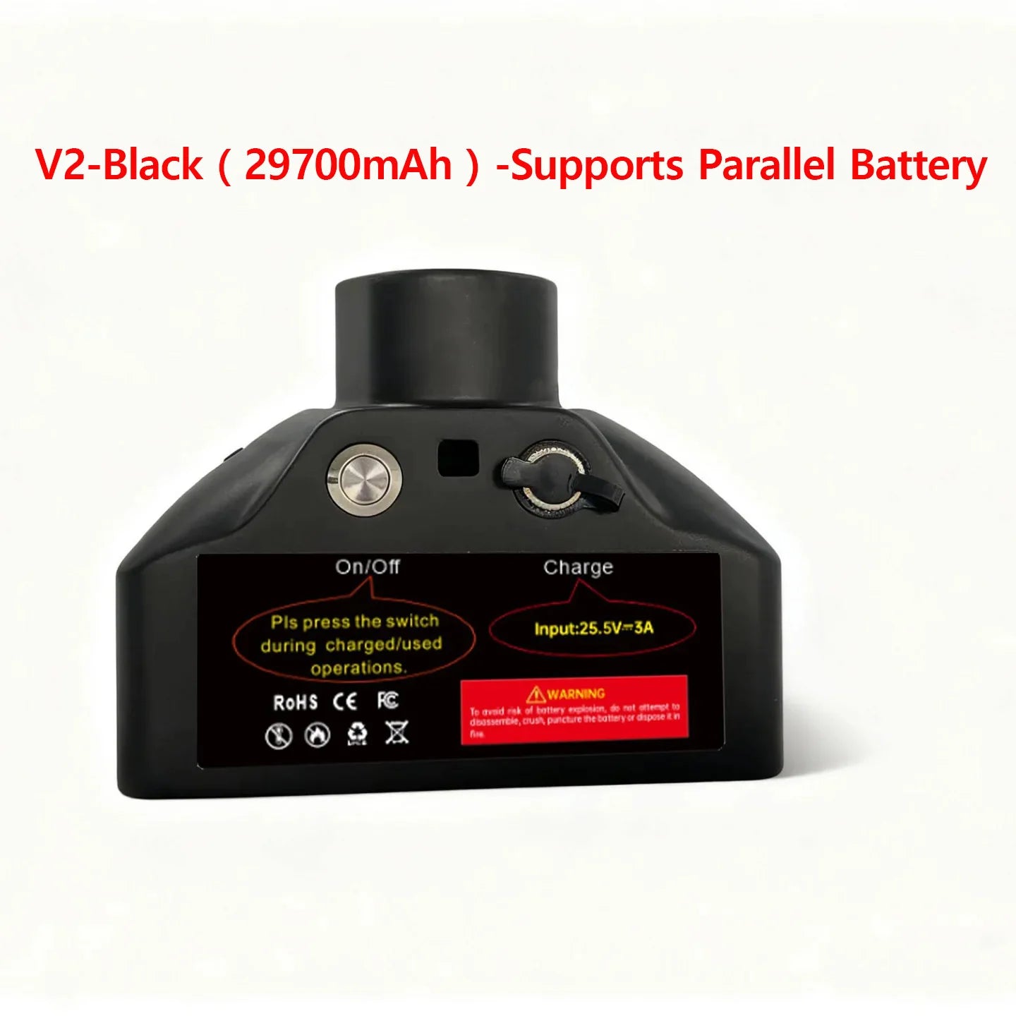 Expandable BACKUPMYFILESNOW® battery pack for Starlink Mini, portable 29700mAh power bank with parallel connection for outdoor use.
