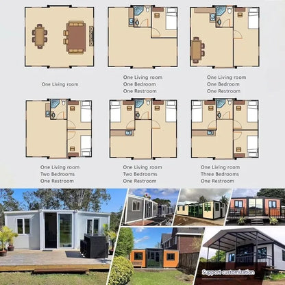 Spacious 40ft expandable BACKUPMYFILESNOW.COM® container home with modern interior, ideal for family gatherings and long-term living.