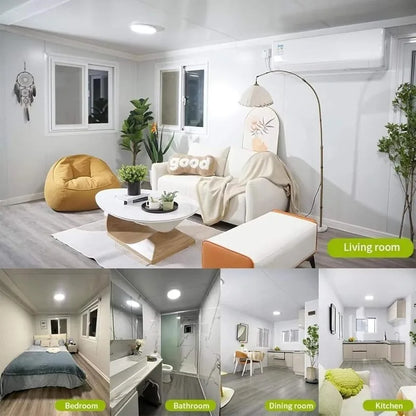 Spacious 40ft expandable BACKUPMYFILESNOW.COM® modular container home with a modern interior for family living and gatherings.