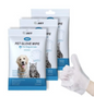 Extra-thick pet cleaning gloves and wipes from BackupMyFilesNow.com for effective pet grooming and mess cleanup.