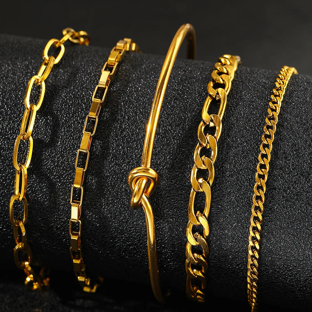 Stainless steel bohemian style personalized anklet with intricate design and adjustable chain for a unique jewelry accessory.