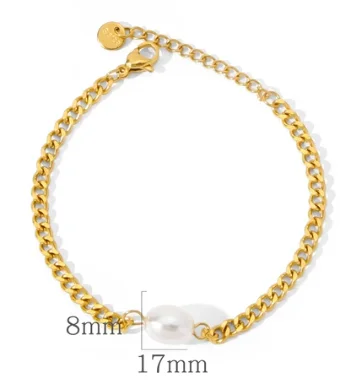 Stainless steel bohemian style personalized anklet with intricate design and adjustable chain on a white background.