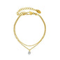 Stainless steel bohemian style personalized anklet with intricate charms, featuring adjustable chain and custom engraving for a unique look.
