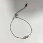 Stainless steel Bohemian style personalized anklet with intricate design and adjustable chain for a unique, custom jewelry look.