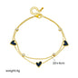 Stainless steel bohemian style personalized anklet with intricate design, perfect for a casual or boho-chic look.