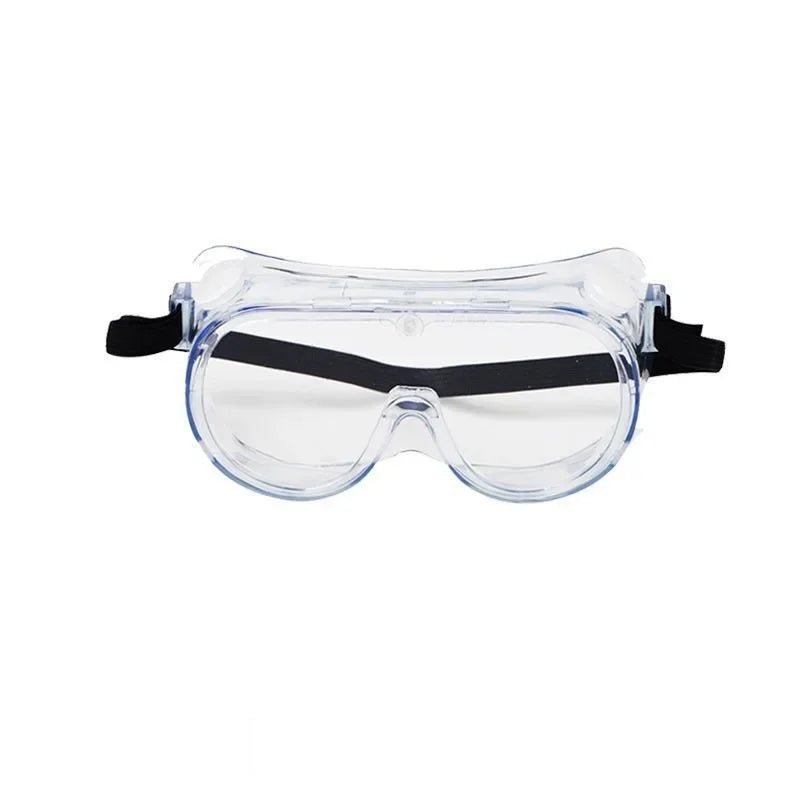 BACKUPMYFILESNOW.COM® waterproof safety goggles with anti-fog, dust-proof, windproof, and protective features for lab and water park use.