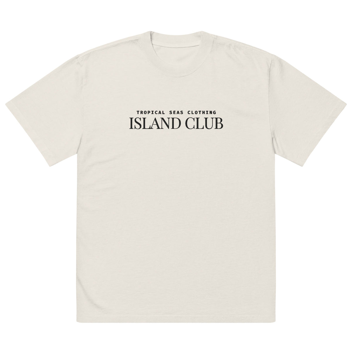 Oversized Tropical Seas faded t-shirt by BACKUPMYFILESNOW.COM® with vibrant tropical sea print and relaxed fit.