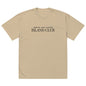 Oversized tropical seas faded t-shirt by BACKUPMYFILESNOW.COM® featuring a vibrant tropical sea print on soft fabric.