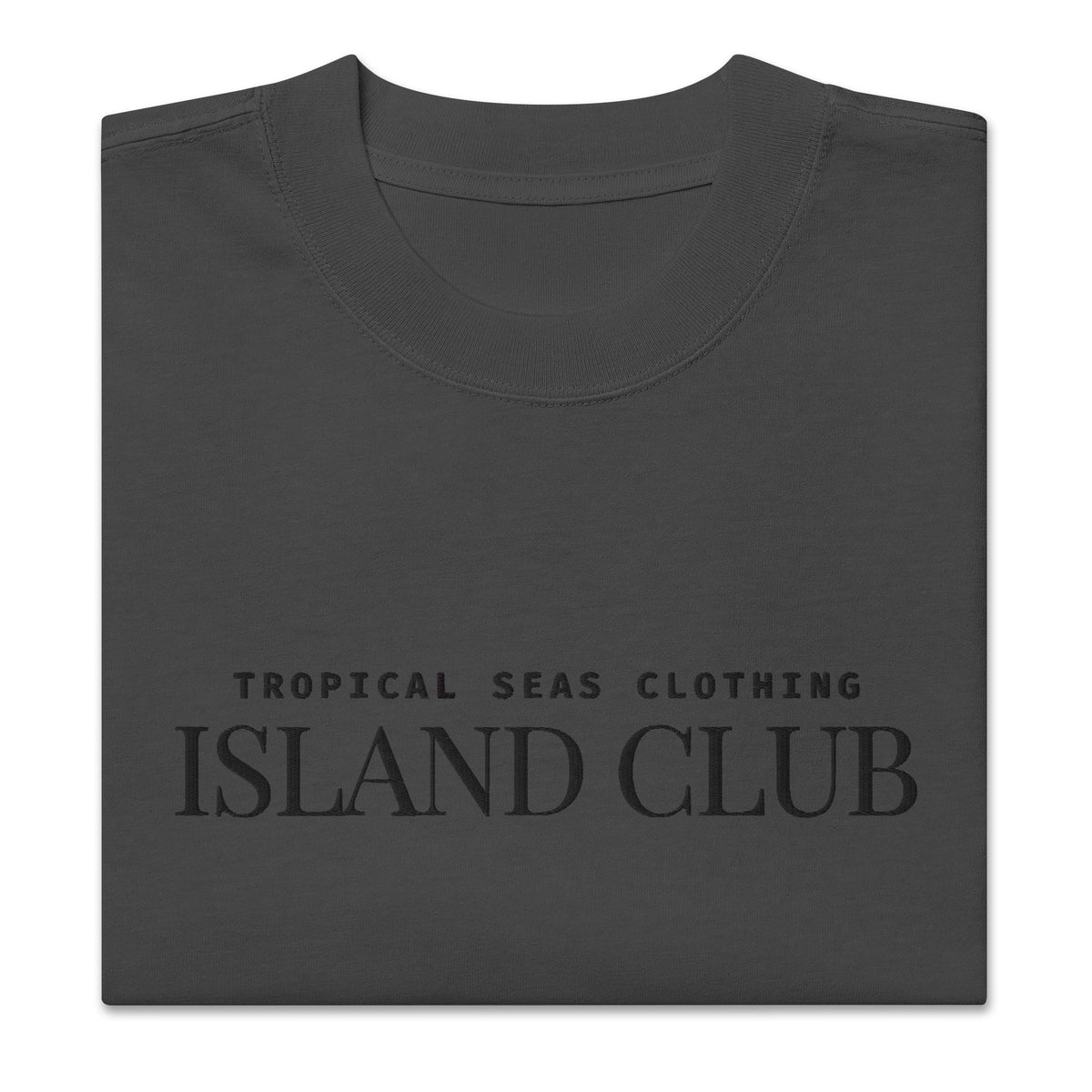 Oversized Tropical Seas faded T-shirt by BACKUPMYFILESNOW.COM® featuring vibrant tropical sea print and relaxed fit.
