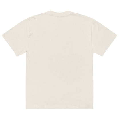 Oversized Tropical Seas faded t-shirt by BACKUPMYFILESNOW.COM® featuring vibrant tropical sea print on soft fabric