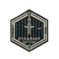 SpaceX Starship exploration embroidery patch featuring Starbase TX launch design, ideal for clothing and bag decor.