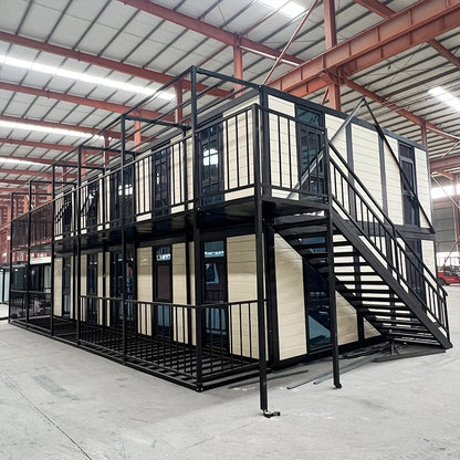 Foldable 40ft luxury container house by BACKUPMYFILESNOW.COM® featuring modern design, waterproof outdoor portable living space.