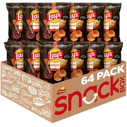Pack of three 1-ounce bags of Lay's Classic Potato Chips from BACKUPMYFILESNOW.COM® with crispy, golden chips in clear packaging.