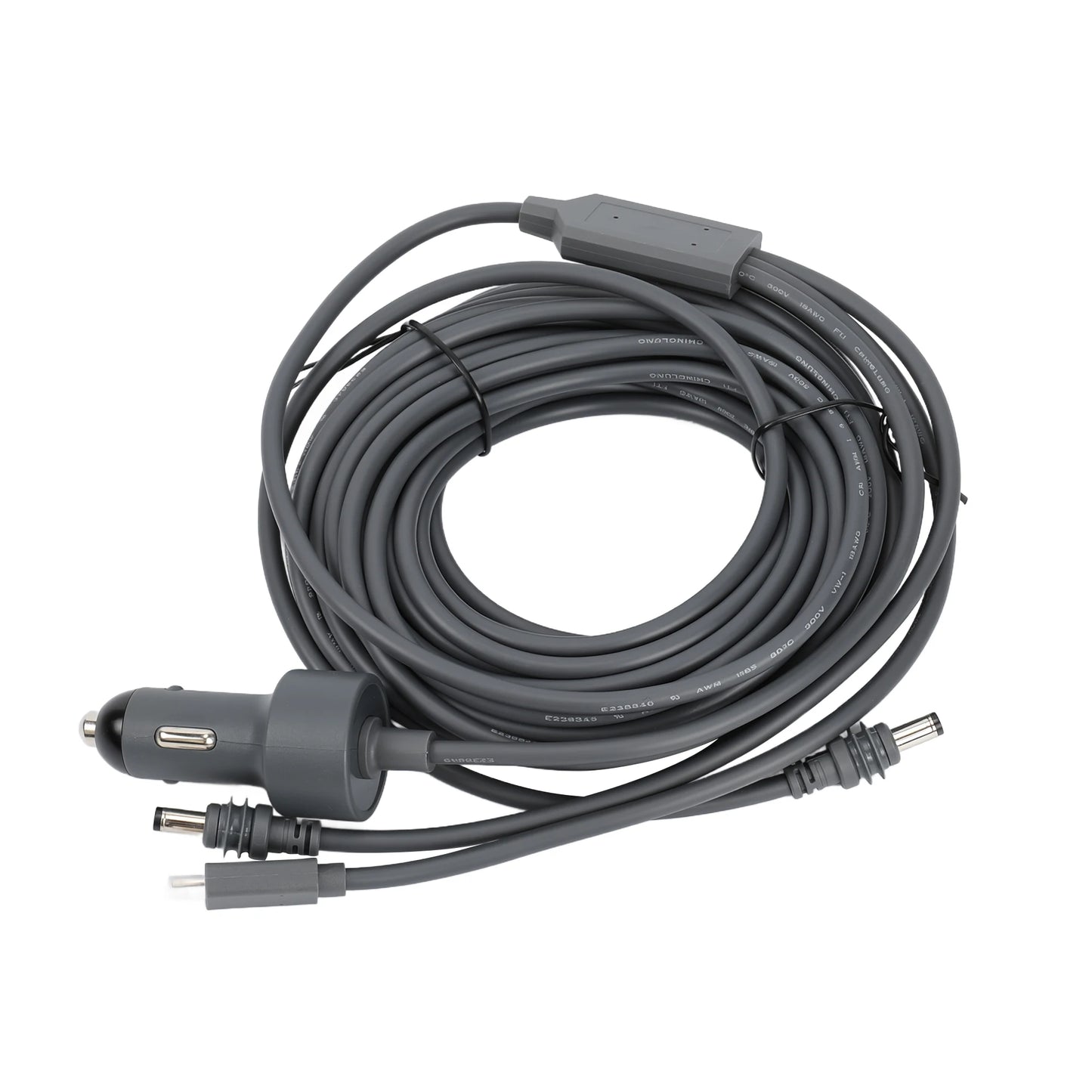 3-in-1 Starlink Mini cable by BACKUPMYFILESNOW.COM® showing a 10m high-speed USB-C, car charger, and DC to DC replacement cable for Starlink Mini.