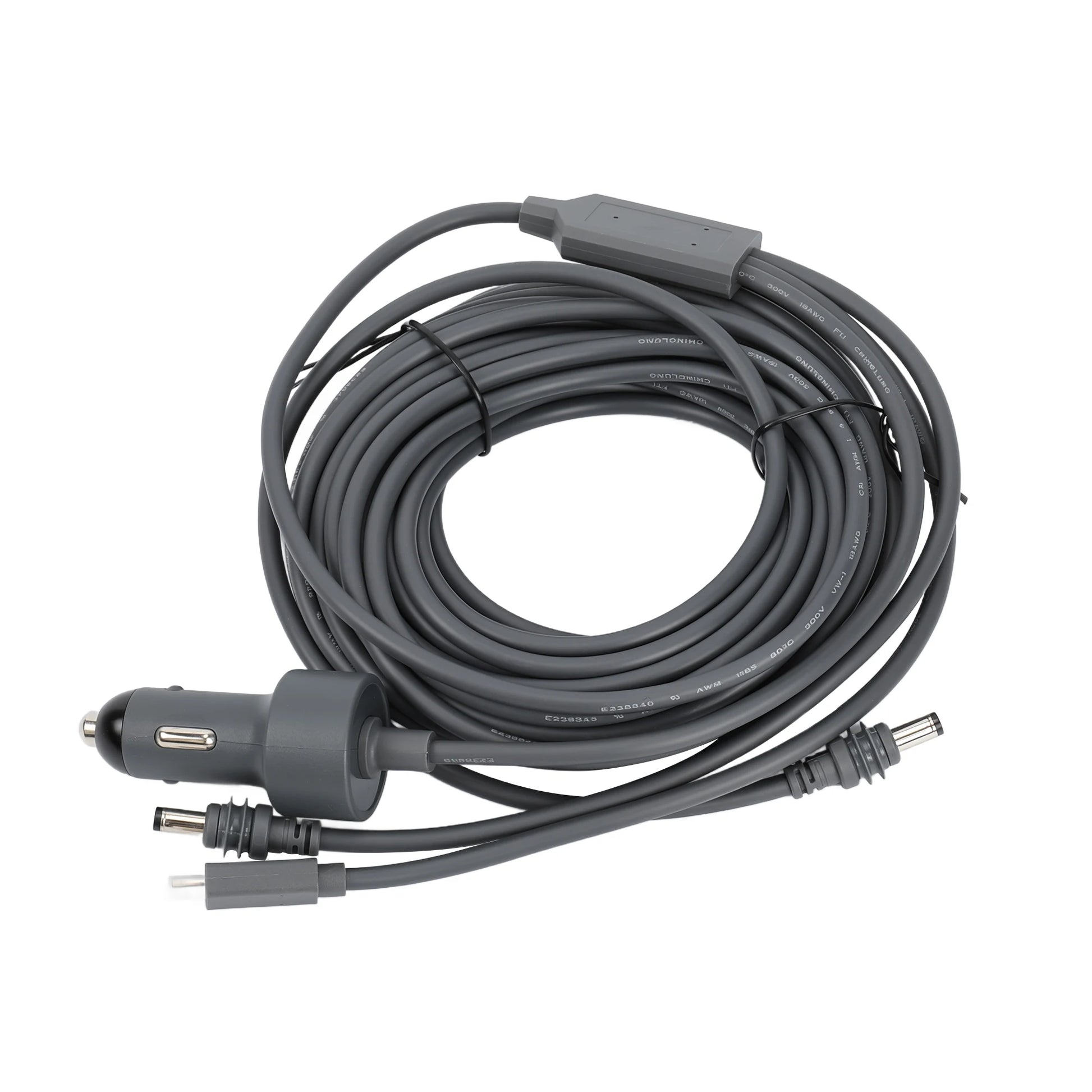 3-in-1 Starlink Mini cable by BACKUPMYFILESNOW.COM® showing a 10m high-speed USB-C, car charger, and DC to DC replacement cable for Starlink Mini.