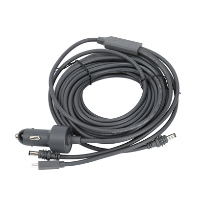 3-in-1 Starlink Mini cable by BACKUPMYFILESNOW.COM® showing a 10m high-speed USB-C, car charger, and DC to DC replacement cable for Starlink Mini.