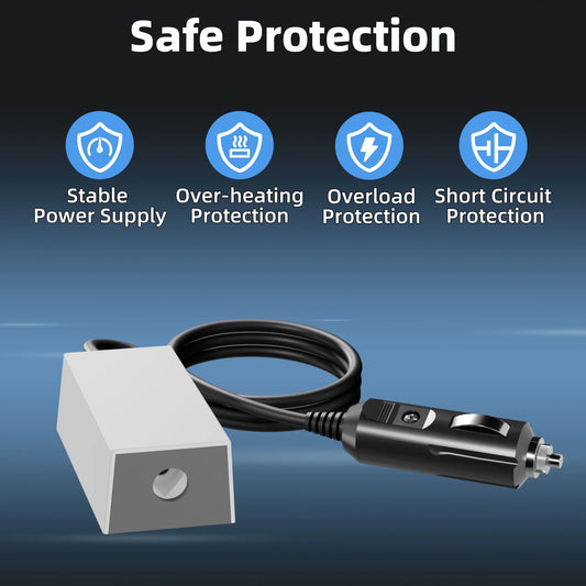 Starlink Mini Car Charger Cable Adapter by BACKUPMYFILESNOW.COM® with 67W power, waterproof, portable, DC-to-DC regulator, for 12V-36V vehicles