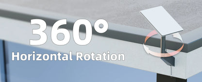 Starlink Mini wall mount bracket by BACKUPMYFILESNOW.COM®, rustproof and weatherproof, adjustable for wall, roof, or pole installation.